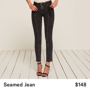 Reformation Seamed Jeans